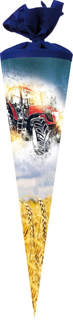 Schultüten-Set Traktor, 3-tlg., 70 Cm