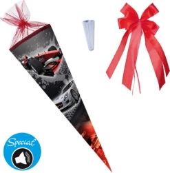 Sound Schultüten-Set Motor Race, 3-tlg., 70 Cm -Kinderprodukte nestler sound schultuten set motor race 3 tlg 70 cm 1