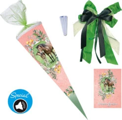 Sound Schultüten-Set Pferdeliebe, 4-tlg., 70 Cm -Kinderprodukte nestler sound schultuten set pferdeliebe 4 tlg 70 cm 1