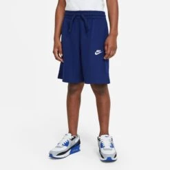 Nike Sportswear Shorts NSW In Blue Void-white-white -Kinderprodukte nike sportswear shorts nsw in blue void white white 4