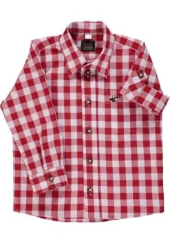 Trachtenhemd Brumtu In Mittelrot -Kinderprodukte os trachten trachtenhemd brumtu in mittelrot 2