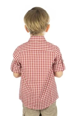 Trachtenhemd Lafoa In Mittelrot -Kinderprodukte os trachten trachtenhemd lafoa in mittelrot 1
