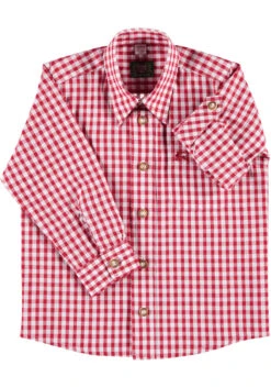 Trachtenhemd Lafoa In Mittelrot -Kinderprodukte os trachten trachtenhemd lafoa in mittelrot 2