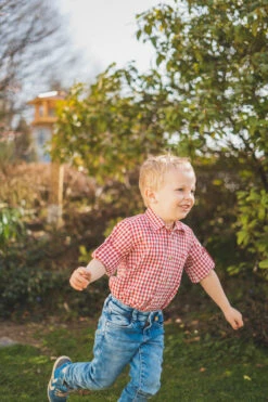 Trachtenhemd Lafoa In Mittelrot -Kinderprodukte os trachten trachtenhemd lafoa in mittelrot 3