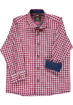 Trachtenhemd Pexxa In Mittelrot -Kinderprodukte os trachten trachtenhemd pexxa in mittelrot 2