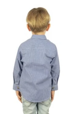 Trachtenhemd Preva In Mittelblau -Kinderprodukte os trachten trachtenhemd preva in mittelblau 1
