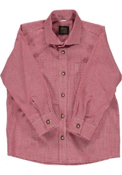 Trachtenhemd Preva In Mittelrot -Kinderprodukte os trachten trachtenhemd preva in mittelrot 2