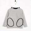 Sweatshirt "Tommy" In Grau -Kinderprodukte oxox sweatshirt tommy in grau