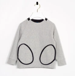 Sweatshirt "Tommy" In Grau