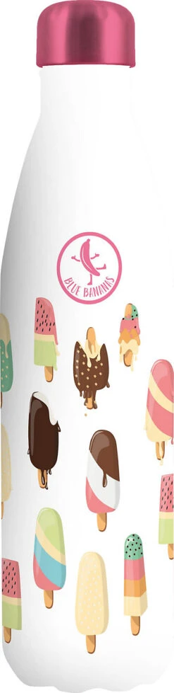 Edelstahl-Trinkflasche Blue Bananas Ice Dream, Doppelwandig, 500 Ml