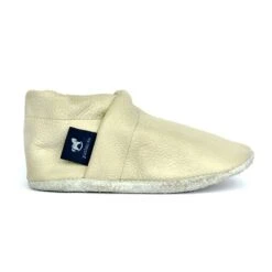 Hausschuhe / Lederpuschen Uni Beige -Kinderprodukte pantau its a small world hausschuhe lederpuschen uni beige 3