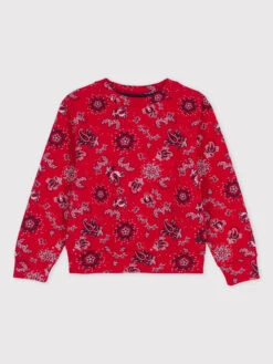 PETIT BATEAU Sweatshirt In Rot