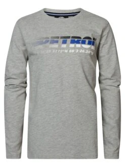 Petrol Industries Longsleeve In Grau