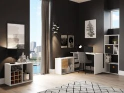 Fortuna - SET, Beistelltisch Mit 3 Fächern Inkl. Türeinsatz, Weiss, B/H/T: 75,1x57,9x34cm -Kinderprodukte phoenix group ag fortuna set beistelltisch mit 3 fachern inkl tureinsatz weiss b h t 75 1x57 9x34cm 1