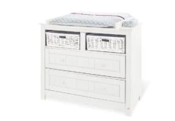 Pinolino Wickelkommode "Nina" Breit In Weiß - (B)119 X (H)103 X (T)75 Cm