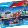 Playmobil 70769 Großes Containerschiff Mit Zollboot -Kinderprodukte playmobil 70769 grosses containerschiff mit zollboot