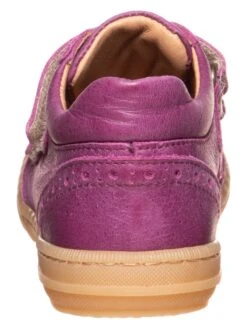 Pom Pom Leder-Sneakers In Lila -Kinderprodukte pom pom leder sneakers in lila 2