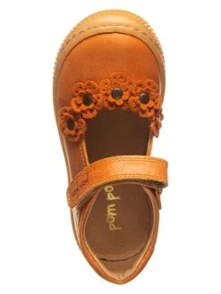 Pom Pom Leder-Spangenballerinas In Orange 10 Pom Pom Leder-Spangenballerinas In Orange -Kinderprodukte pom pom leder spangenballerinas in orange 3
