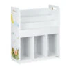 Kinderregal Lagerfeuer In Weiß - (B)62 X (H)75 X (T)29 Cm -Kinderprodukte relaxdays kinderregal lagerfeuer in weiss b 62 x h 75 x t 29 cm