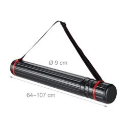 Teleskop Posterrolle In Schwarz - (L)64 - 107 Cm 12 Teleskop Posterrolle In Schwarz - (L)64 - 107 Cm -Kinderprodukte relaxdays teleskop posterrolle in schwarz l 64 107 cm 3