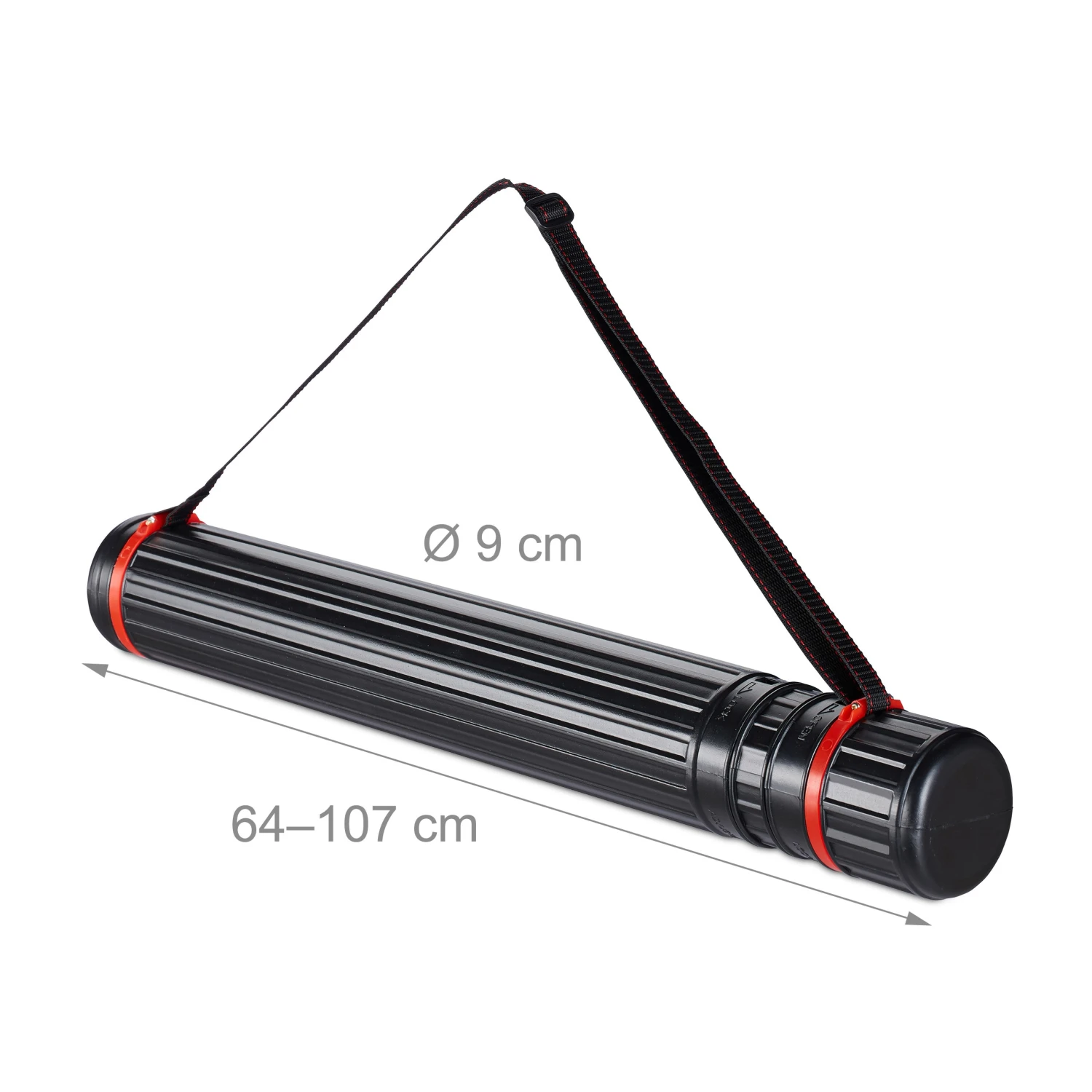 Teleskop Posterrolle In Schwarz - (L)64 - 107 Cm 6 Teleskop Posterrolle In Schwarz - (L)64 - 107 Cm – Bild 4
