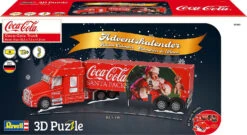 Revell Adventskalender Coca-Cola Weihnachtstruck, 3D Puzzle, 83 Teile, 42,5 Cm -Kinderprodukte revell adventskalender coca cola weihnachtstruck 3d puzzle 83 teile 42 5 cm 2