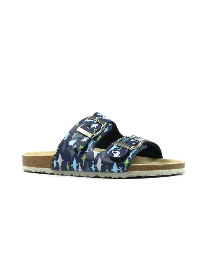 Pantoletten In Blau 4 Pantoletten In Blau – Bild 2