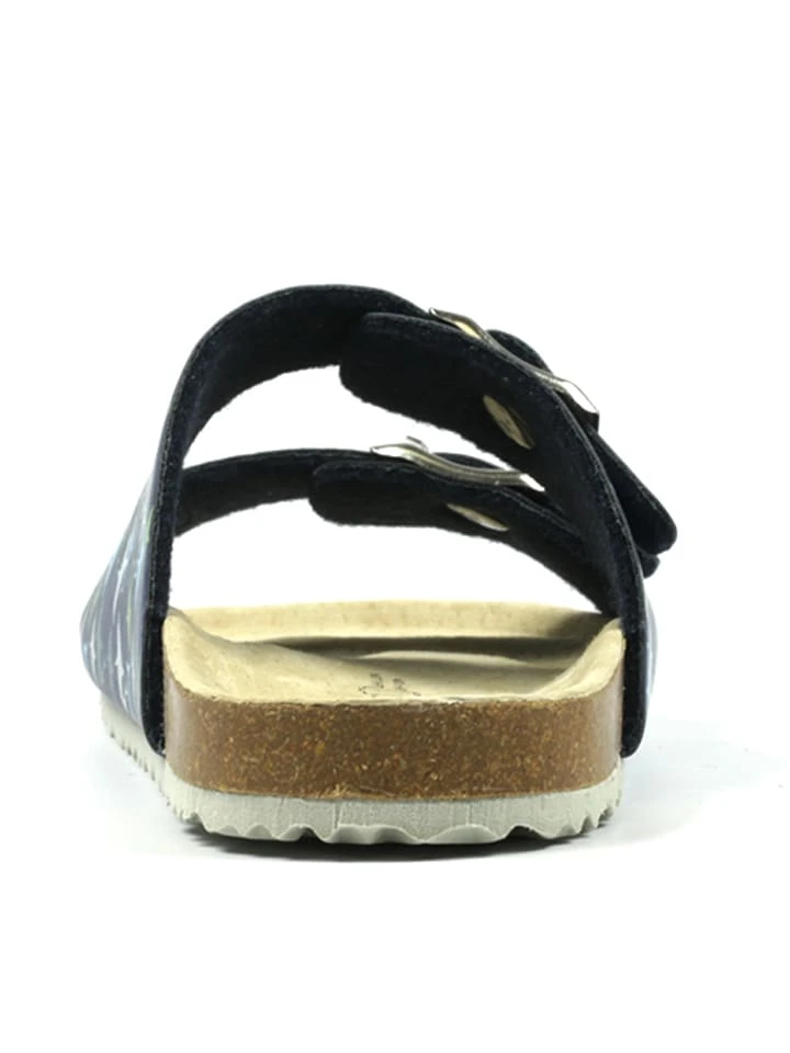 Pantoletten In Blau 7 Pantoletten In Blau – Bild 5