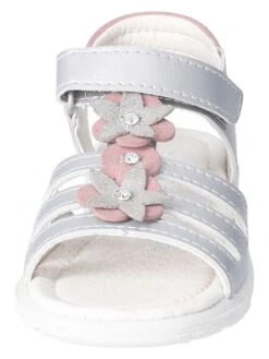 Ricosta Leder-Sandalen "Lorena" In Silber -Kinderprodukte ricosta leder sandalen lorena in silber 2