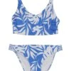 Roxy Bikini "Flowers Addict" In Blau -Kinderprodukte roxy bikini flowers addict in blau