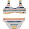 Roxy Bikini "Malibu Story" In Bunt -Kinderprodukte roxy bikini malibu story in bunt
