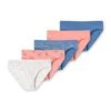 Schiesser 5er-Set: Slips In Weiß/ Apricot/ Blau -Kinderprodukte schiesser 5er set slips in weiss apricot blau