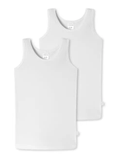 Schiesser Unterhemden 2er-Pack Basic Kids In Weiß