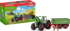 Schleich Farm World 42379 Traktor Mit Anhänger