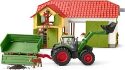 Schleich Farm World 42379 Traktor Mit Anhänger -Kinderprodukte schleich farm world 42379 traktor mit anhanger 5