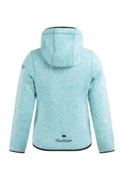 Schmuddelwedda Strickfleecejacke Für Kinder In TÜRKIS MELANGE-280 -Kinderprodukte schmuddelwedda strickfleecejacke fur kinder in turkis melange 280 2