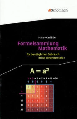 Formelsammlung Mathematik In Bunt
