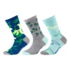 Skechers 6er-Set: Socken "Glow In The Dark" In Dunkelblau/ Grau/ Hellblau -Kinderprodukte skechers 6er set socken glow in the dark in dunkelblau grau hellblau