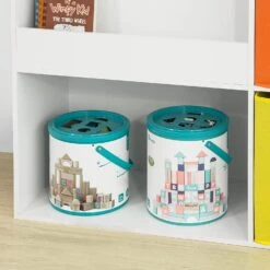 Bücherregal In Weiß - (B)89 X (H)88 X (T)35cm -Kinderprodukte sobuy bucherregal in weiss b 89 x h 88 x t 35cm 5