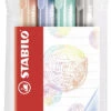 Stabilo Filzschreiber PointMax PASTEL, 4 Farben -Kinderprodukte stabilo filzschreiber pointmax pastel 4 farben