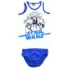 2-tlg. Set: Unterwäsche - Unterhemd & Slip Star Wars In Blau-Weiß -Kinderprodukte star wars 2 tlg set unterwasche unterhemd and slip star wars in blau weiss