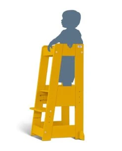 TiSsi® Entdeckerturm / Lernturm FELIX Mitwachsend Sunflower Gelb -Kinderprodukte tissi tissi r entdeckerturm lernturm felix mitwachsend sunflower gelb 1