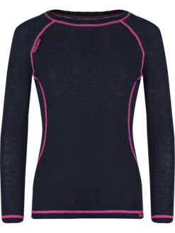 TROLLKIDS 2tlg. Funktionswäsche-Set "Kids Merino Baselayer" In Anthrazit/ Pink -Kinderprodukte trollkids 2tlg funktionswasche set kids merino baselayer in anthrazit pink 3