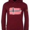 TROLLKIDS Hoodie "Trondheim" In Bordeaux -Kinderprodukte trollkids hoodie trondheim in bordeaux