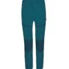 TROLLKIDS Trekking Hose Zip Off "Nordfjord" In Teal-Grün -Kinderprodukte trollkids trekking hose zip off nordfjord in teal grun