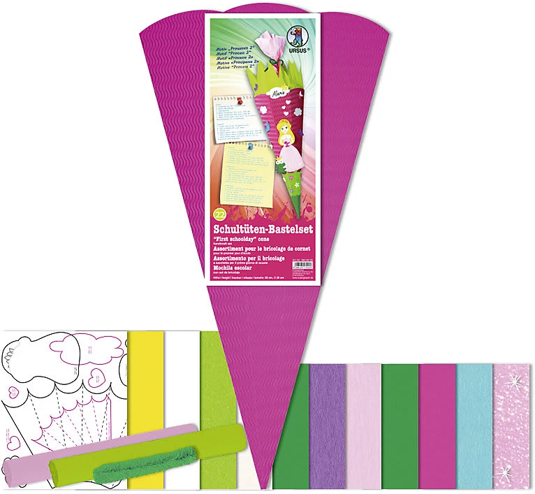 Ursus Bastelset Schultüte Prinzessin 4 Ursus Bastelset Schultüte Prinzessin – Bild 2