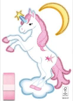 Ursus Deko-Set Schultüte Easy Line Einhorn -Kinderprodukte ursus deko set schultute easy line einhorn 1