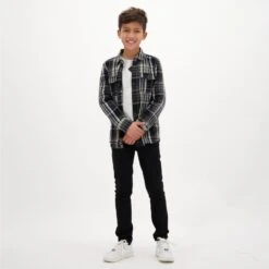 Vingino Bluse Levi In Deep Black -Kinderprodukte vingino vingino bluse levi in deep black 2