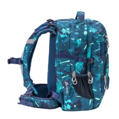 Wave 3tlg-Set: Rucksack Infinity Set 2 Fantasy In Grün – H43xL31xT22 Cm -Kinderprodukte wave 3tlg set rucksack infinity set 2 fantasy in grun h43xl31xt22 cm 3