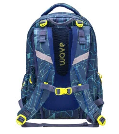 Wave Rucksack "Infinity Electrify" In Blau H 43 Cm B 31 Cm T 22 Cm -Kinderprodukte wave rucksack infinity electrify in blau h 43 cm b 31 cm t 22 cm 4